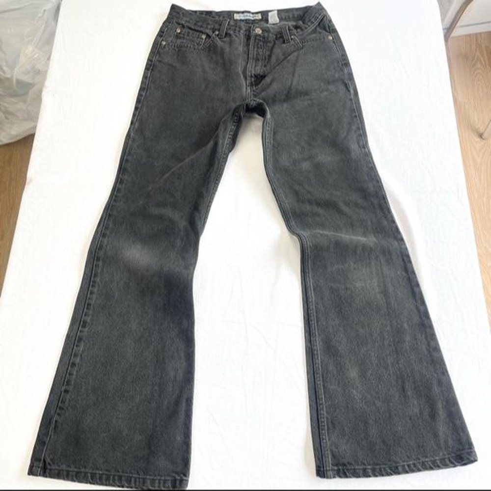 Y2K black bootcut jeans